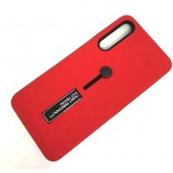 Cover Kickstand Matte With Finger Strap Huawei P20 Plus Red
